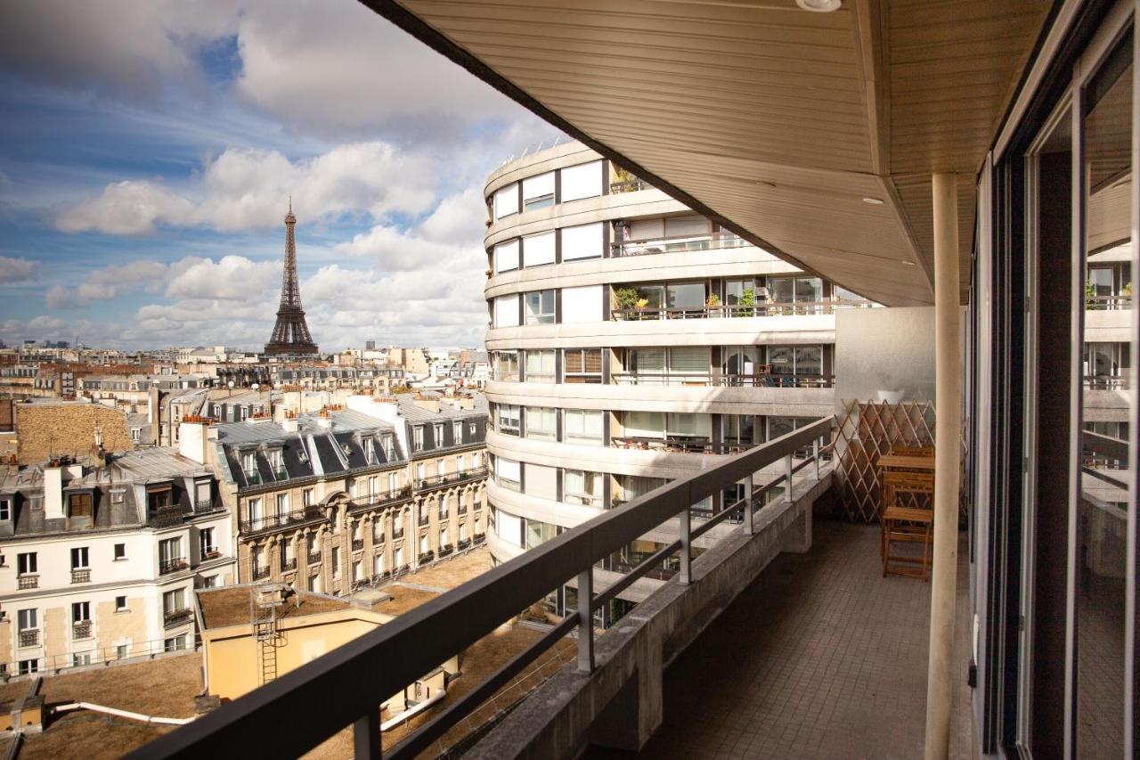 Appartement Vue Tour Eiffel Paris Luaran gambar